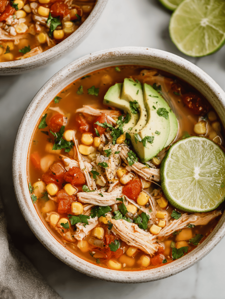 Mexican chicken soup recipe