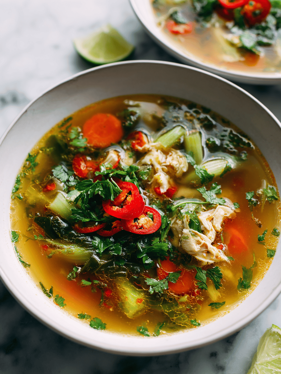 chicken vegetable soup recipe