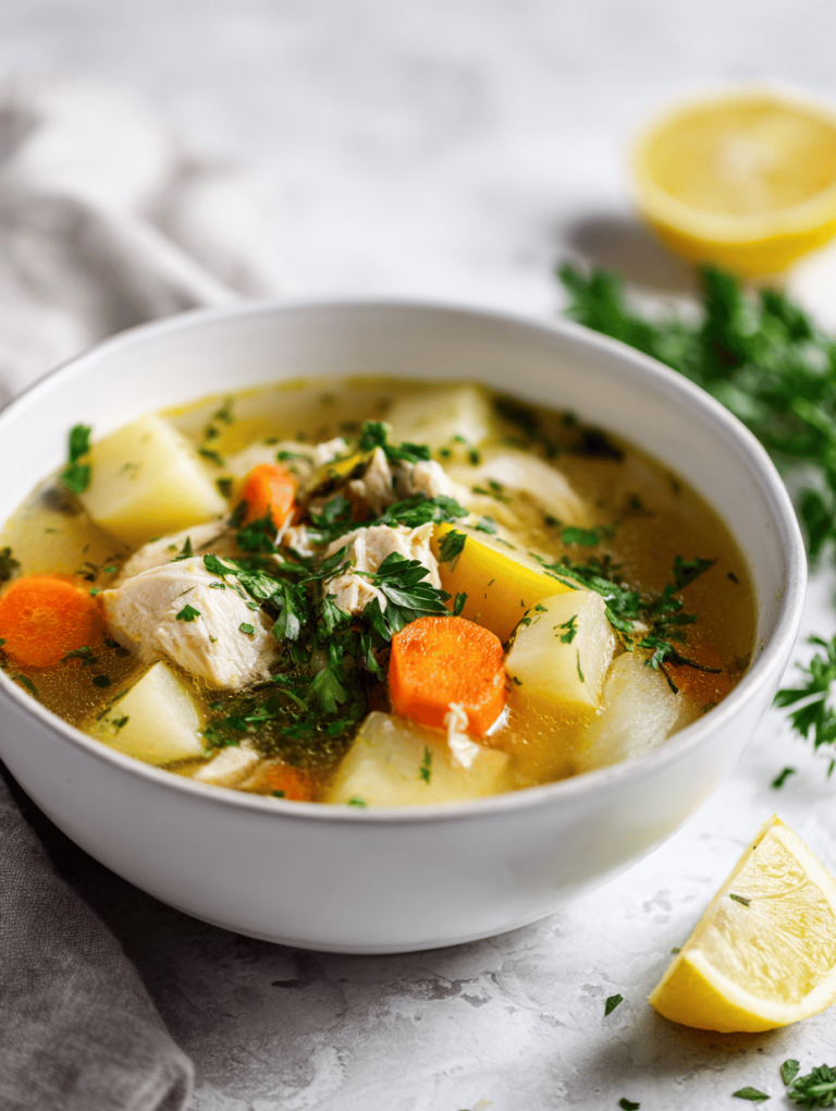 winter chicken soup recipe