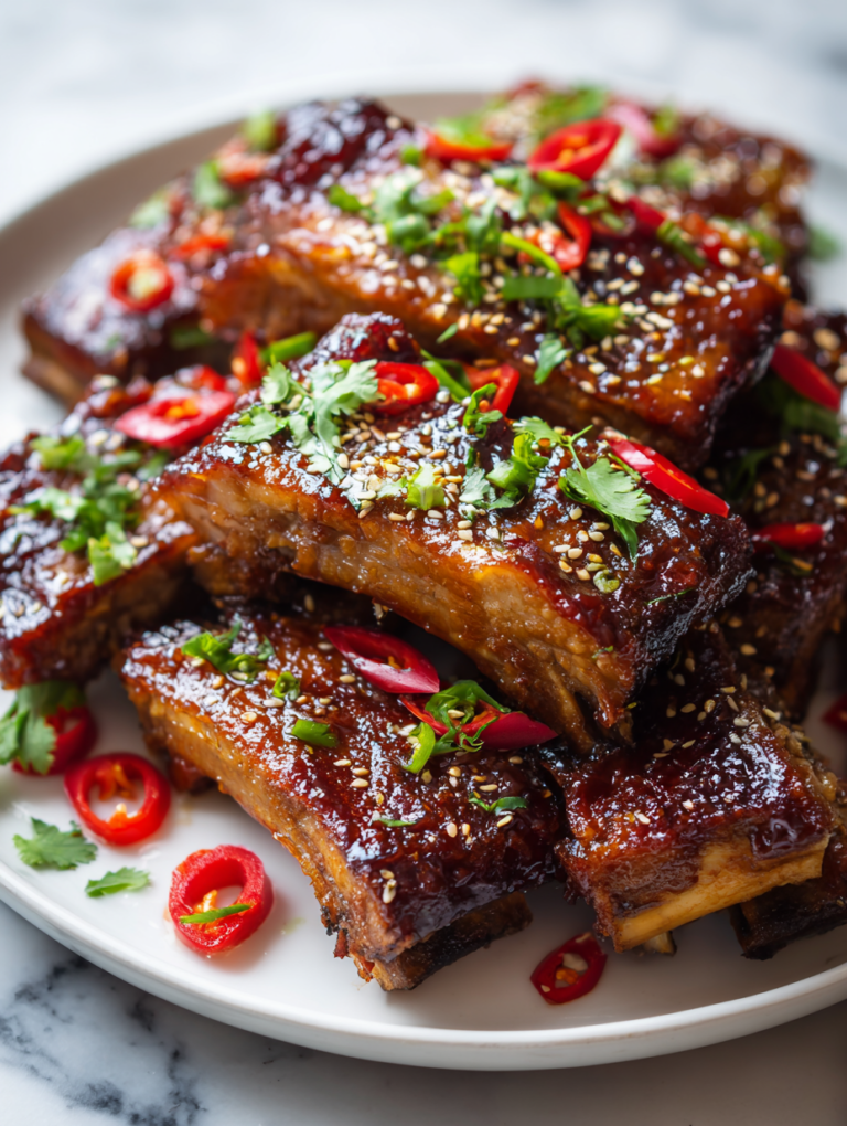Sticky Pork Ribs Recipe