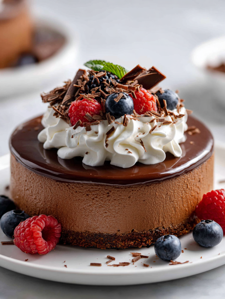 No Bake Chocolate Cheesecake Recipe