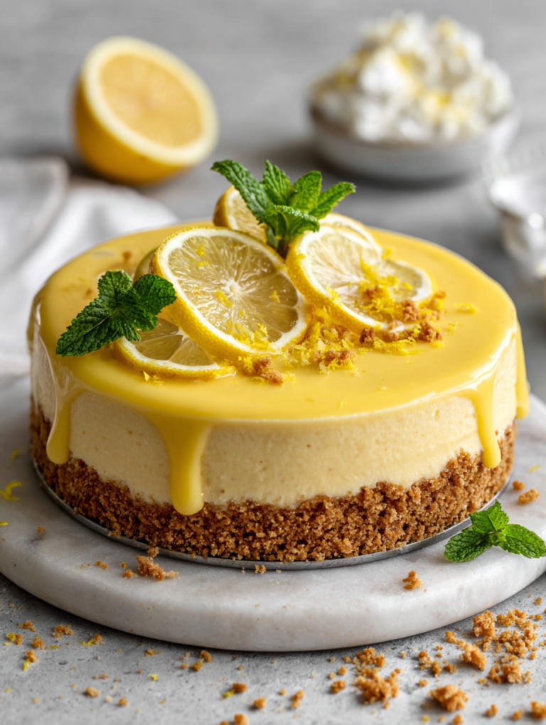 No Bake Lemon Cheesecake Recipe