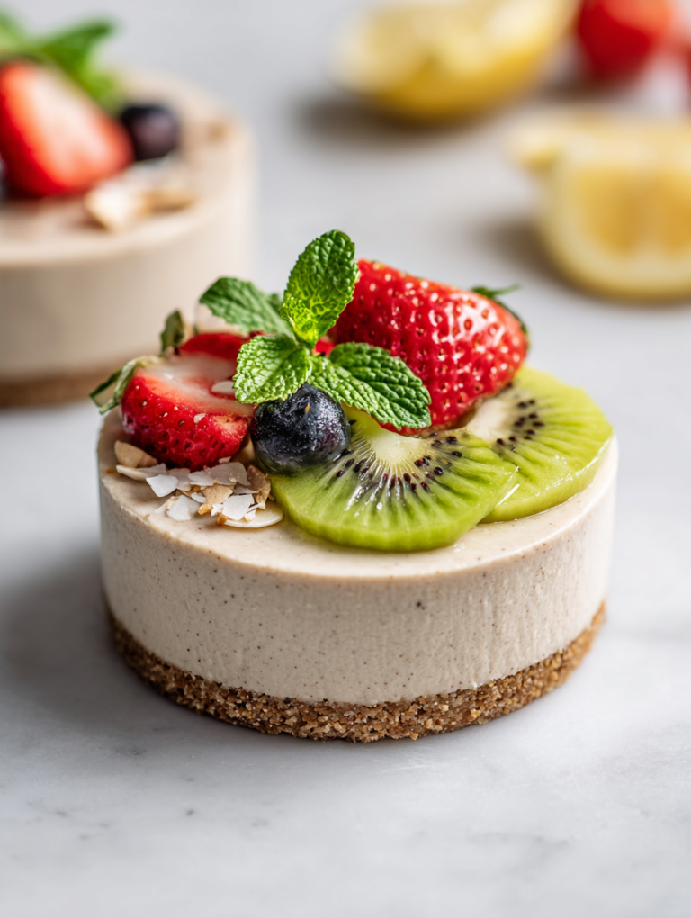 No Bake Vegan Cheesecake Recipe