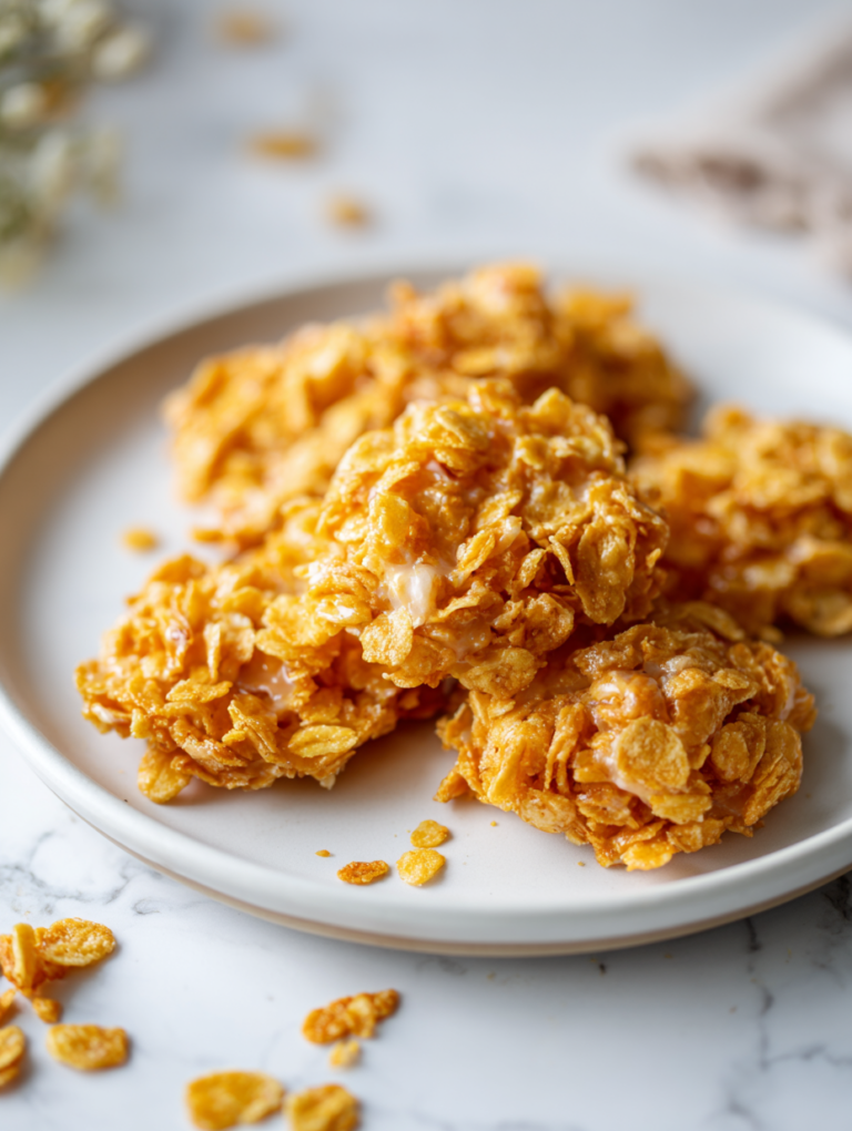 No Bake Cornflake Cookies Recipe