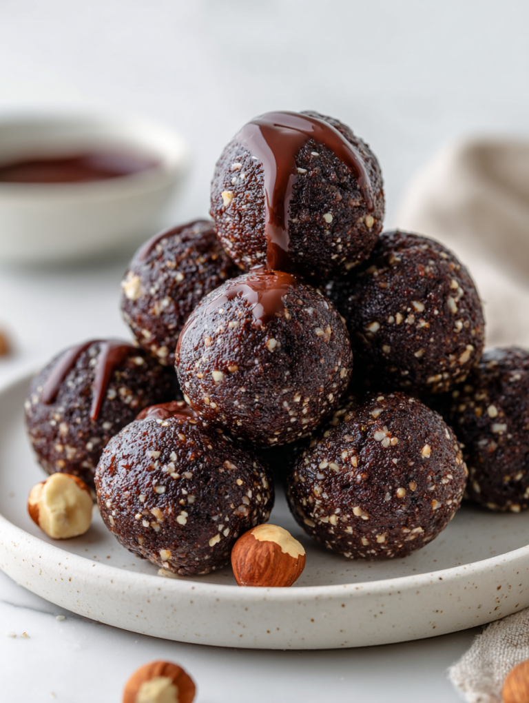 No Bake Hazelnut Bites Recipe