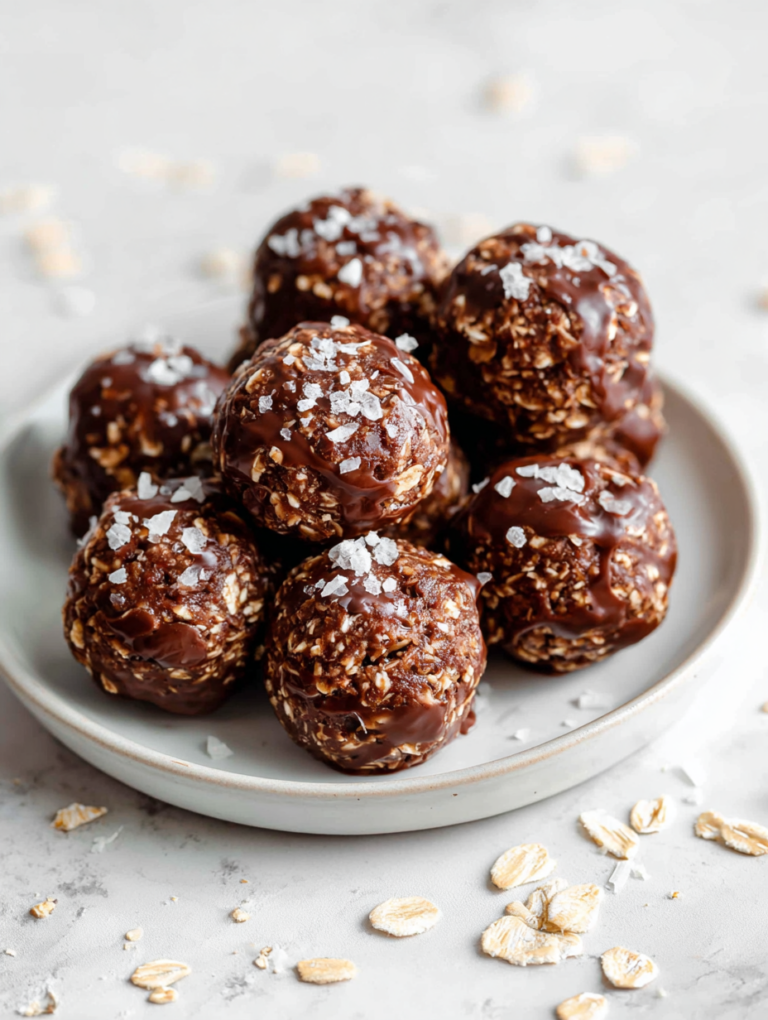 No Bake Chocolate Oat Bites Recipe