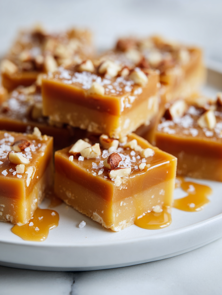 No Bake Caramel Bars Recipe
