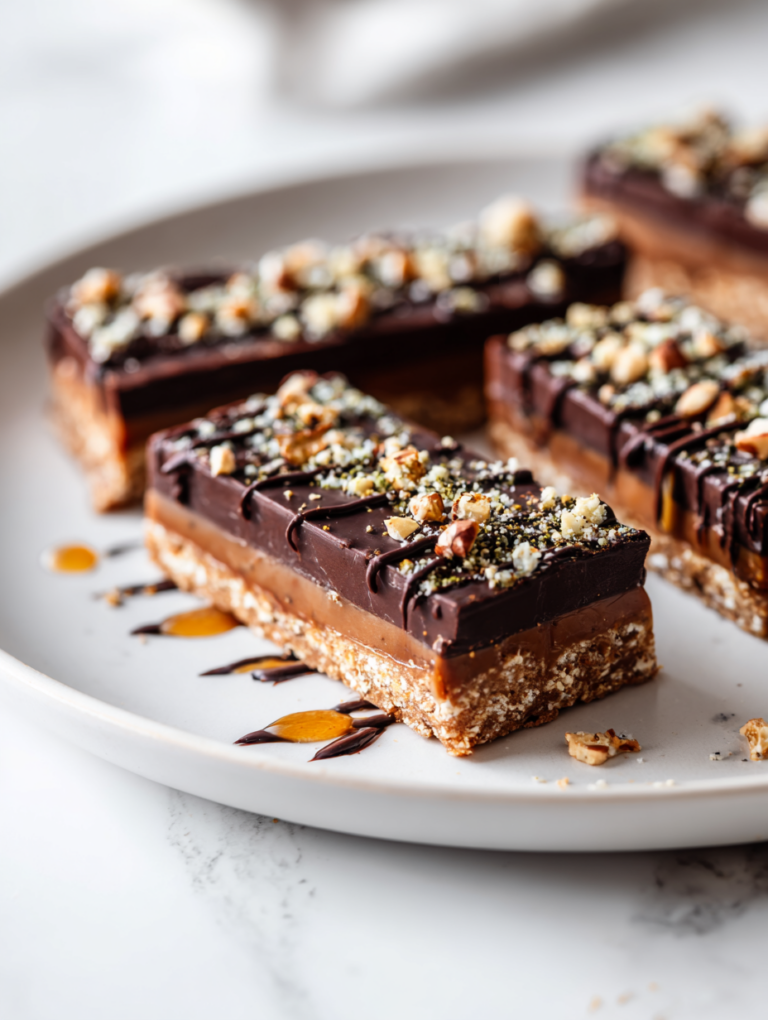 No Bake Chocolate Honey Bars Recipe