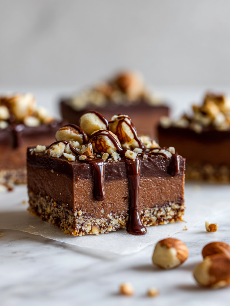 No Bake Chocolate Nut Slice Recipe