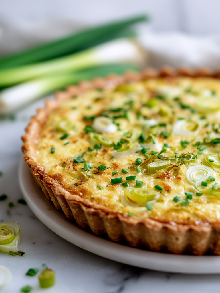 Leek And Cheese Quiche Recipe – Melting Into Flavors