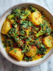 Broccoli Potato Curry Recipe